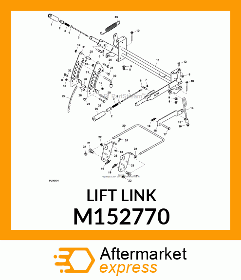 LINK, ADJUSTABLE LIFT M152770