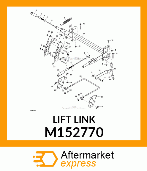 LINK, ADJUSTABLE LIFT M152770