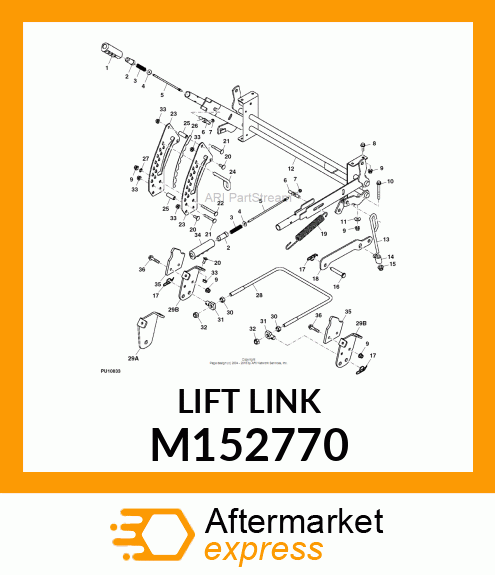 LINK, ADJUSTABLE LIFT M152770