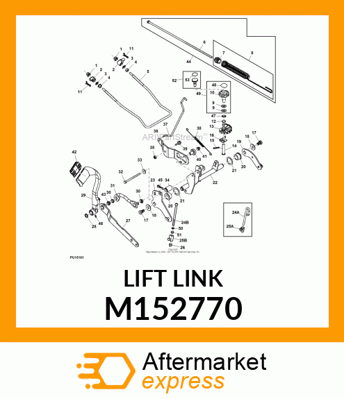 LINK, ADJUSTABLE LIFT M152770