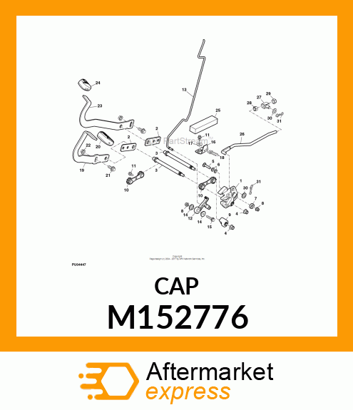 BLOCK, MOLDED BUSHING M152776