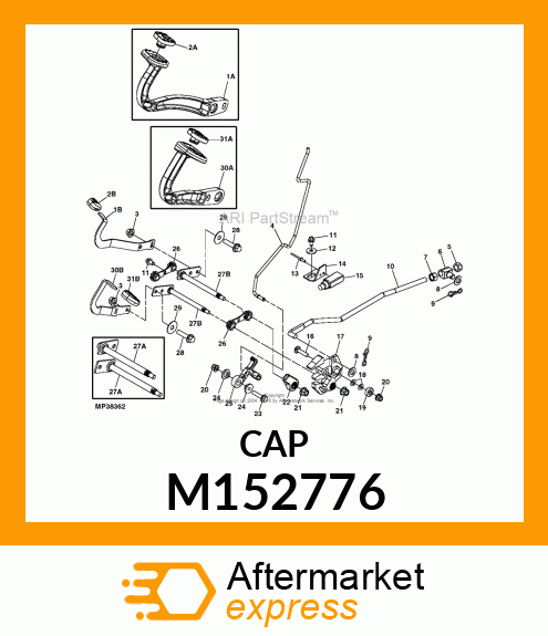 BLOCK, MOLDED BUSHING M152776