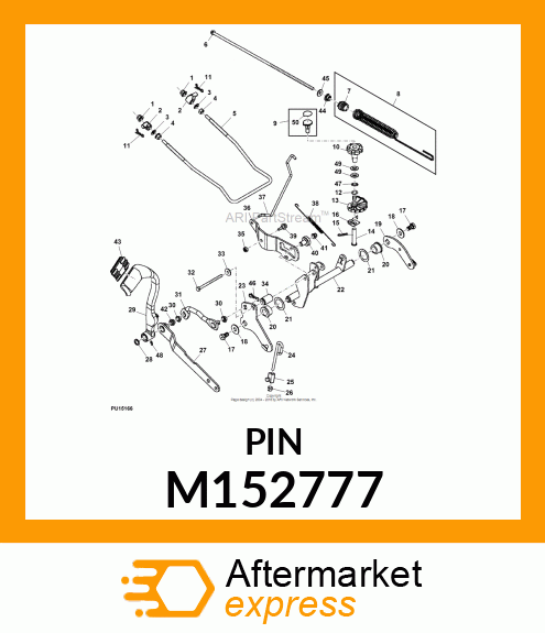 PIN, DEPTH STOP CAM, CP M152777