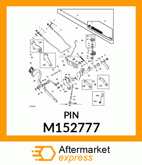 PIN, DEPTH STOP CAM, CP M152777