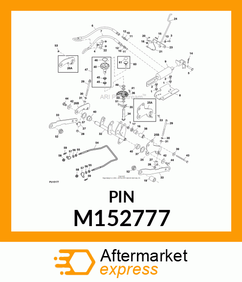 PIN, DEPTH STOP CAM, CP M152777