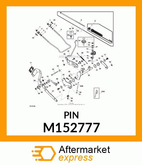 PIN, DEPTH STOP CAM, CP M152777