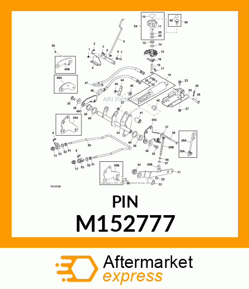 PIN, DEPTH STOP CAM, CP M152777