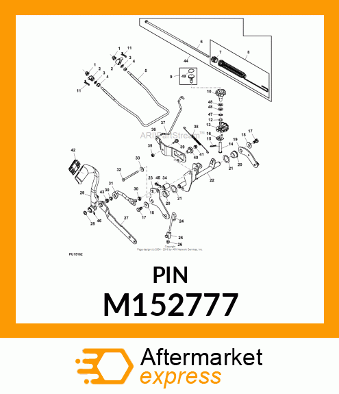 PIN, DEPTH STOP CAM, CP M152777