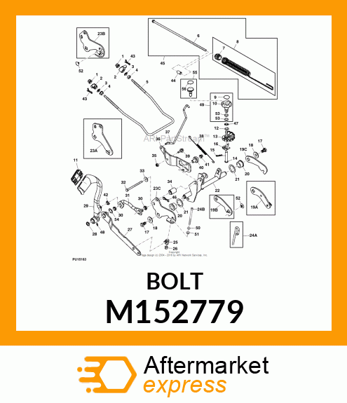 BOLT, LIFT SPRING M152779