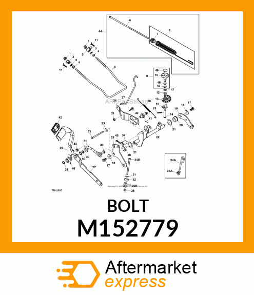 BOLT, LIFT SPRING M152779