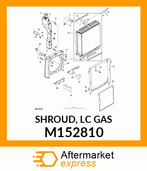 SHROUD, LC GAS M152810