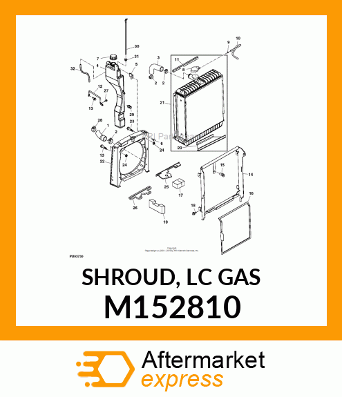 SHROUD, LC GAS M152810