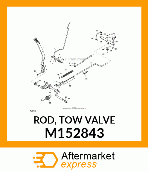 ROD, TOW VALVE M152843