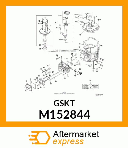 GASKET, HEAD M152844