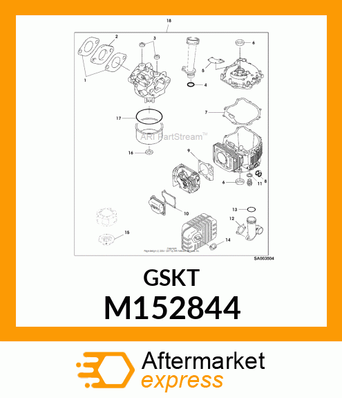 GASKET, HEAD M152844