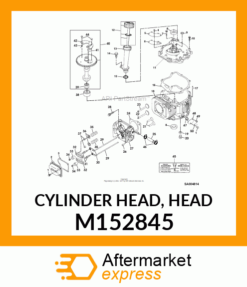 CYLINDER HEAD, HEAD M152845