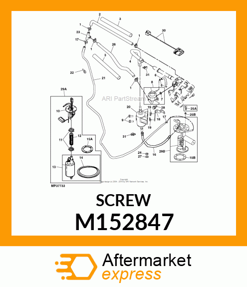 SCREW, FLANGE SOCKET HEAD M152847