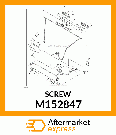 SCREW, FLANGE SOCKET HEAD M152847