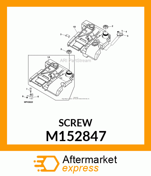 SCREW, FLANGE SOCKET HEAD M152847