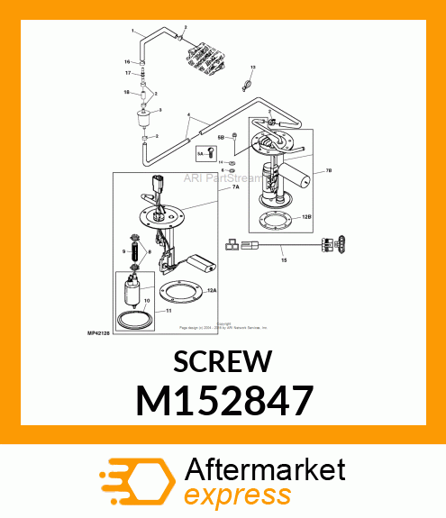 SCREW, FLANGE SOCKET HEAD M152847