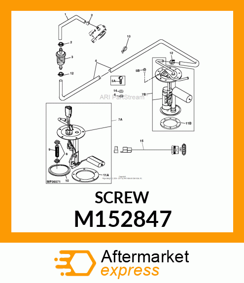 SCREW, FLANGE SOCKET HEAD M152847