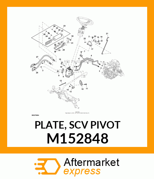 PLATE, SCV PIVOT M152848