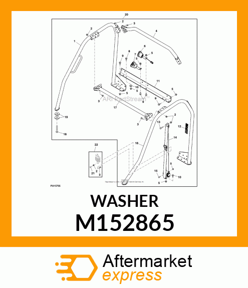 PLATE, PLATE, FRONT SUPPORT M152865