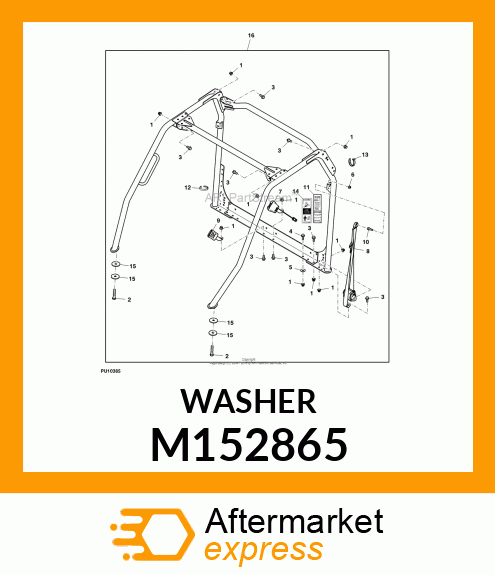 PLATE, PLATE, FRONT SUPPORT M152865