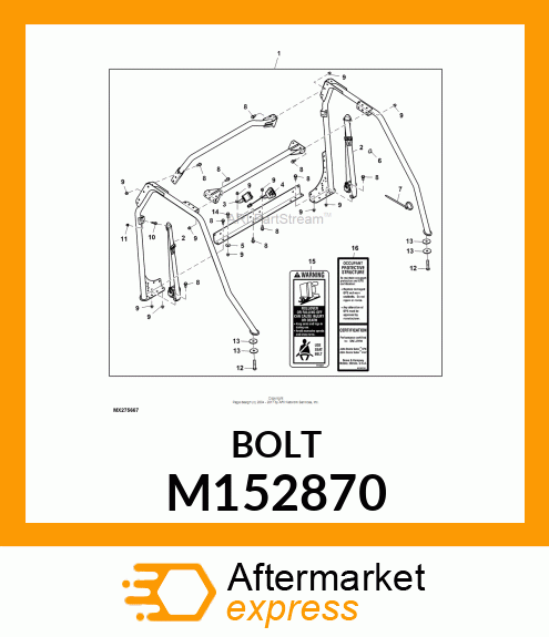 SCREW, M10 SHOULDER BOLT M152870