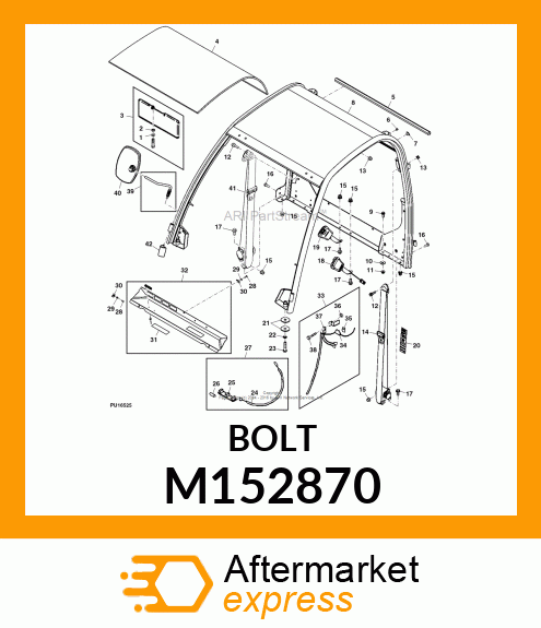 SCREW, M10 SHOULDER BOLT M152870