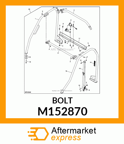 SCREW, M10 SHOULDER BOLT M152870