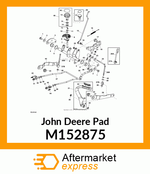 PAD, PAD, PEDAL M152875