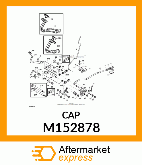 PAD, PAD, PEDAL M152878