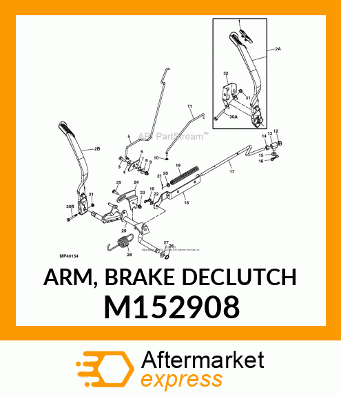 ARM, BRAKE DECLUTCH M152908