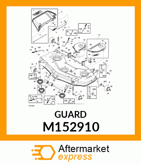 SHIELD, RH BELT M152910