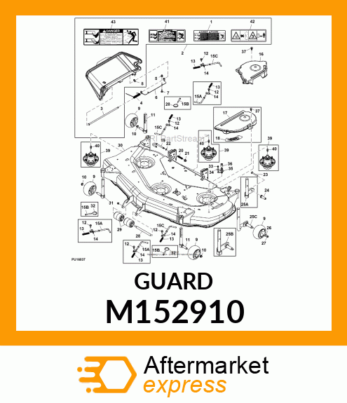 SHIELD, RH BELT M152910