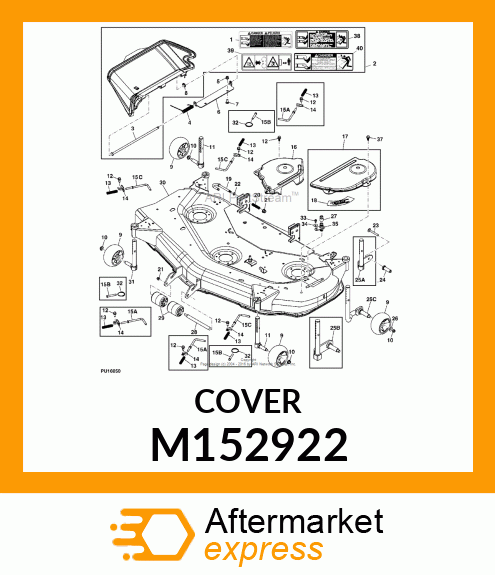 SHIELD, RH BELT M152922