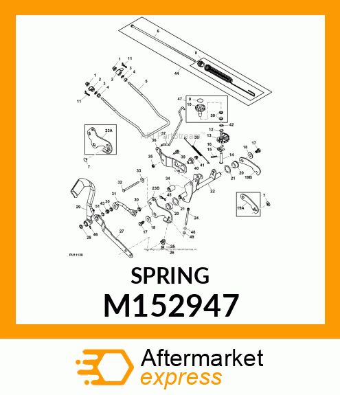 EXTENSION SPRING, LIFT LOCK,LIFT SY M152947