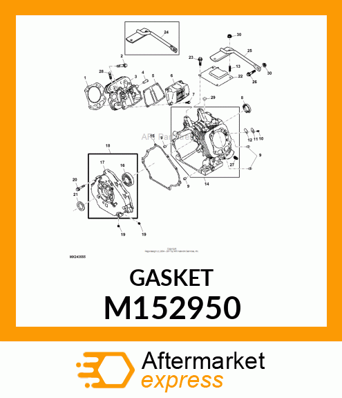 GASKET, CRANKCASE COVER M152950