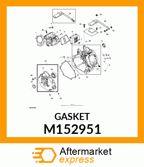 GASKET, ROCKER CASE M152951