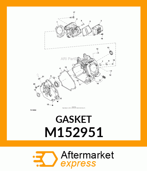 GASKET, ROCKER CASE M152951