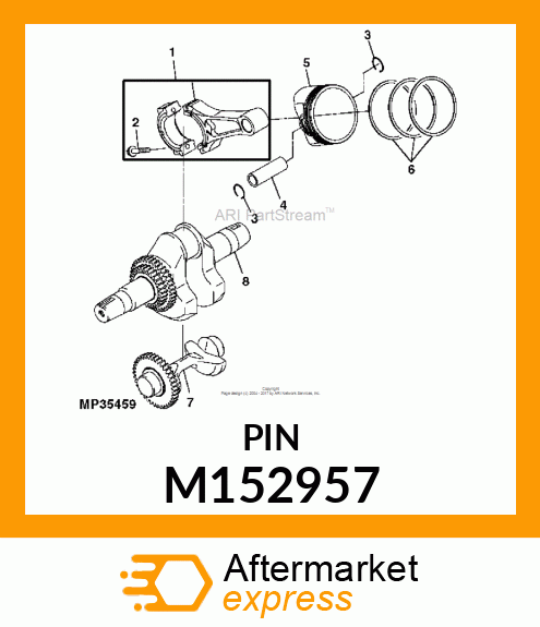 PIN, PISTON M152957