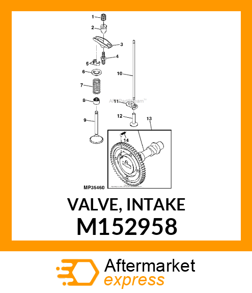 VALVE, INTAKE M152958