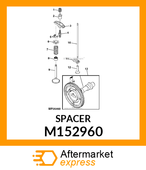 RETAINER, VALVE SPRING M152960