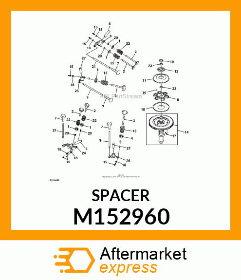 RETAINER, VALVE SPRING M152960