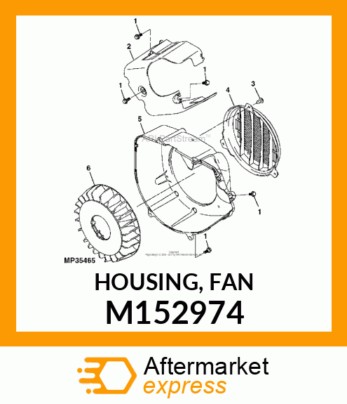 HOUSING, FAN M152974