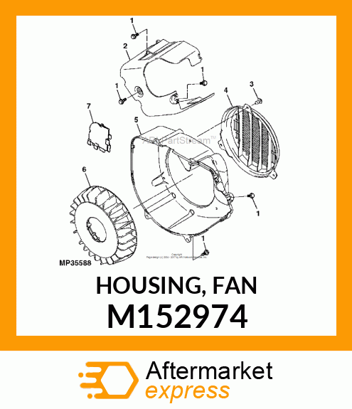 HOUSING, FAN M152974