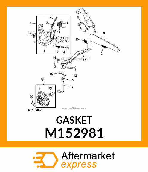 GASKET, CHOKE M152981