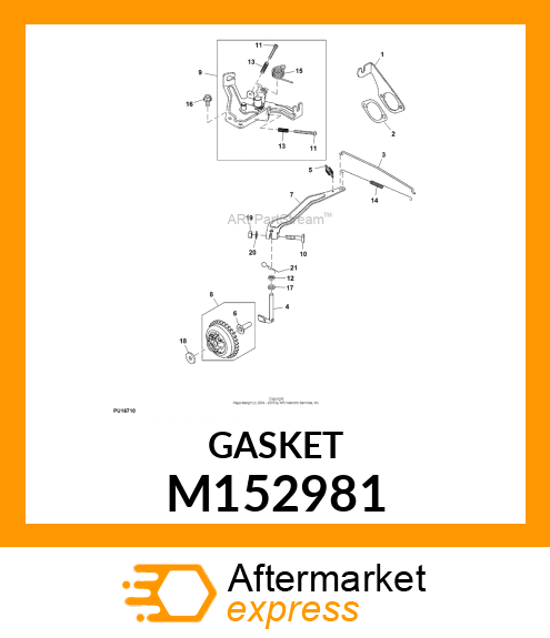 GASKET, CHOKE M152981