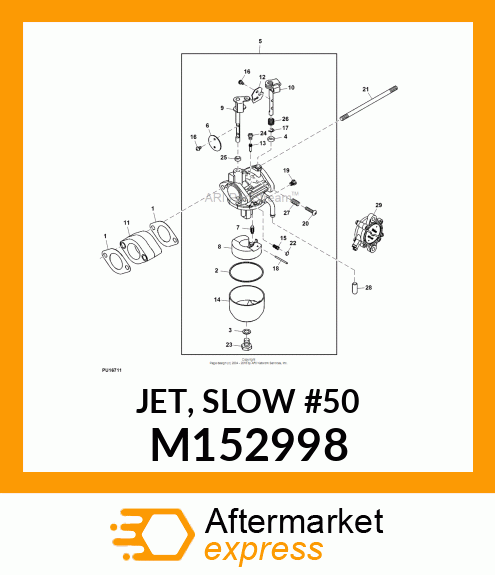 JET, SLOW #50 M152998